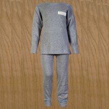 Pigiama Lungo Bimbo Grigio Taglia 10 Anni