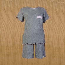 Pigiama Corto Bimba Grigio Taglia 10 Anni