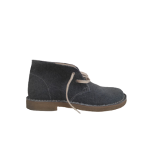 Scarpa Artigianale Unisex Ragazzo/a Numero 35 in Jeans Blu 100%Cotone Fondo Para