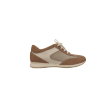 Scarpa Artigianale Sneakers Unisex Numero 37 Tomaia in Nabuk Pelle e Canapa Fondo Gomma