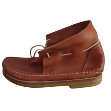 Scarpa Artigianale Cuoio Mocassino Uomo Numero 42 Bassotomaia Fondo Para Fodera Concia Veg