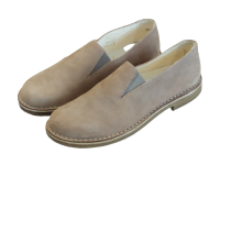 Scarpa Artigianale Unisex Numero 35 Tomaia in Pelle Fondo Para Concia Vegetale