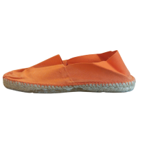 Espadrillas in Tessuto Naturale Biologico Colore Arancione Numero 40