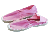 Espadrillas in Tessuto Naturale Biologico Colore Rosa Numero 35