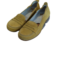 Scarpa Ballerina Per Bimba Colore Oliva Numero 31 Tomaia in Pelle Concia Vegetale