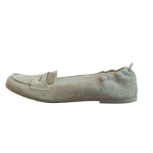 Scarpa Ballerina Artigianale Donna Numero 35 Tessuto Canapa Tomaia in Nabuk Fondo Para