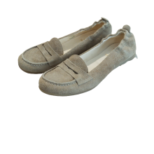 Scarpa Ballerina Artigianale Donna Numero 35 Tessuto Canapa Tomaia in Nabuk Fondo Para