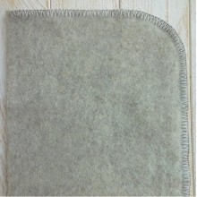 Coperta in lana naturale follata 150x210