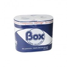 Balla carta igienica BOX da 10 confezioni da 4 rot cad. 2 veli pura ovatta, 4 rotoli,  2400 strappi